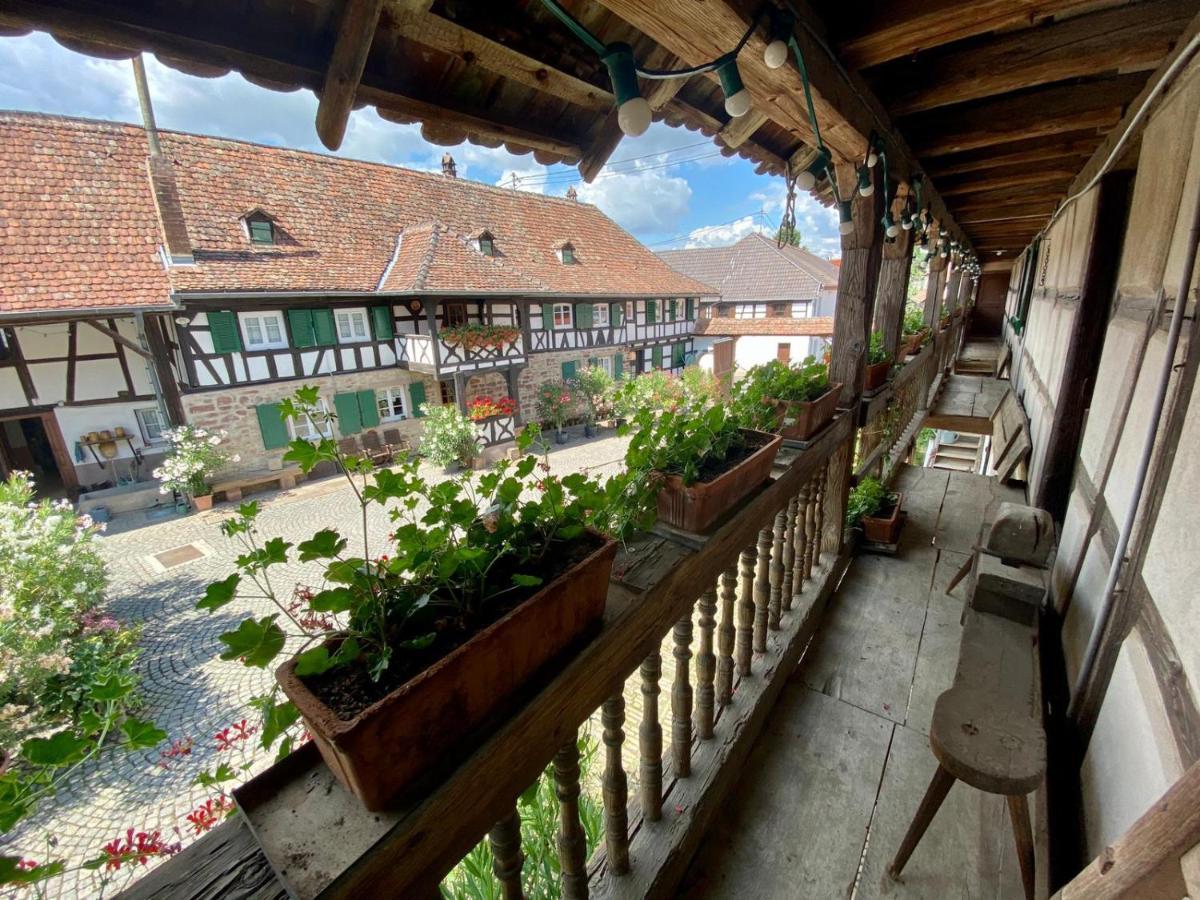 Chambres D'Hotes De Charme A La Ferme Freysz Quatzenheim Exterior foto